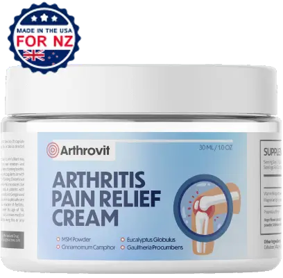 Arthrovit cream jar New Zealand version 30ml arthritis pain relief for adults over 40