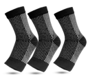 Comprex ankle sleeves 3-pack bundle for adults with foot and ankle swelling or fatigue