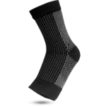 Comprex ankle compression sleeve single unit showing graduated compression design for swelling and circulation relief