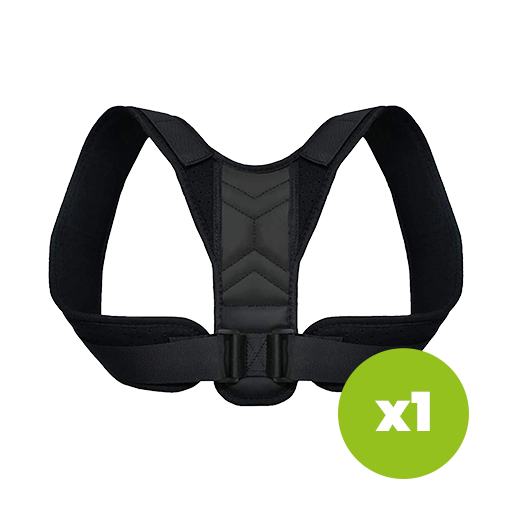 True Form posture corrector vest showing shoulder strap design for upper back support and posture improvement