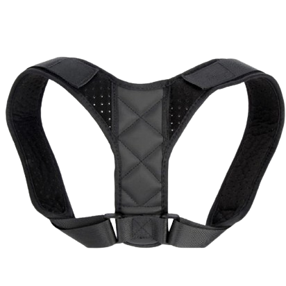 True Form posture corrector back brace front view showing adjustable design for spine alignment and back pain relief