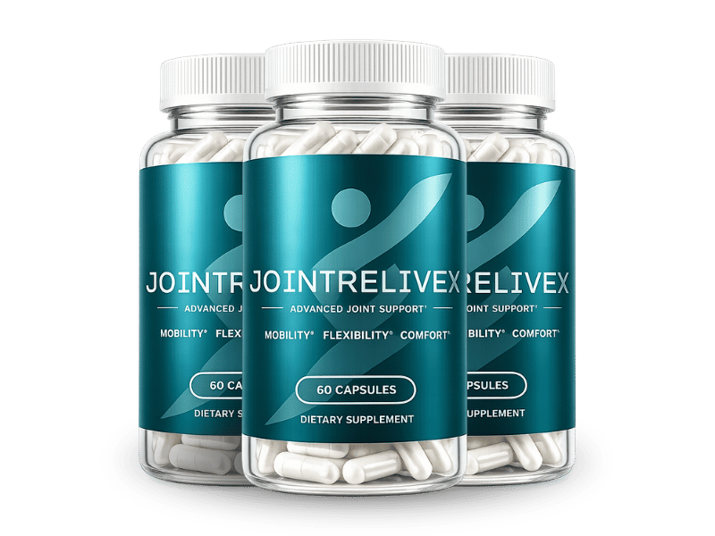 JointReliveX three-bottle package, the 90-day supply option of the joint support supplement