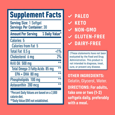 NativePath Antarctic Krill Oil pricing options, 1, 3, and 6 bottle packs with free shipping and 365-day guarantee